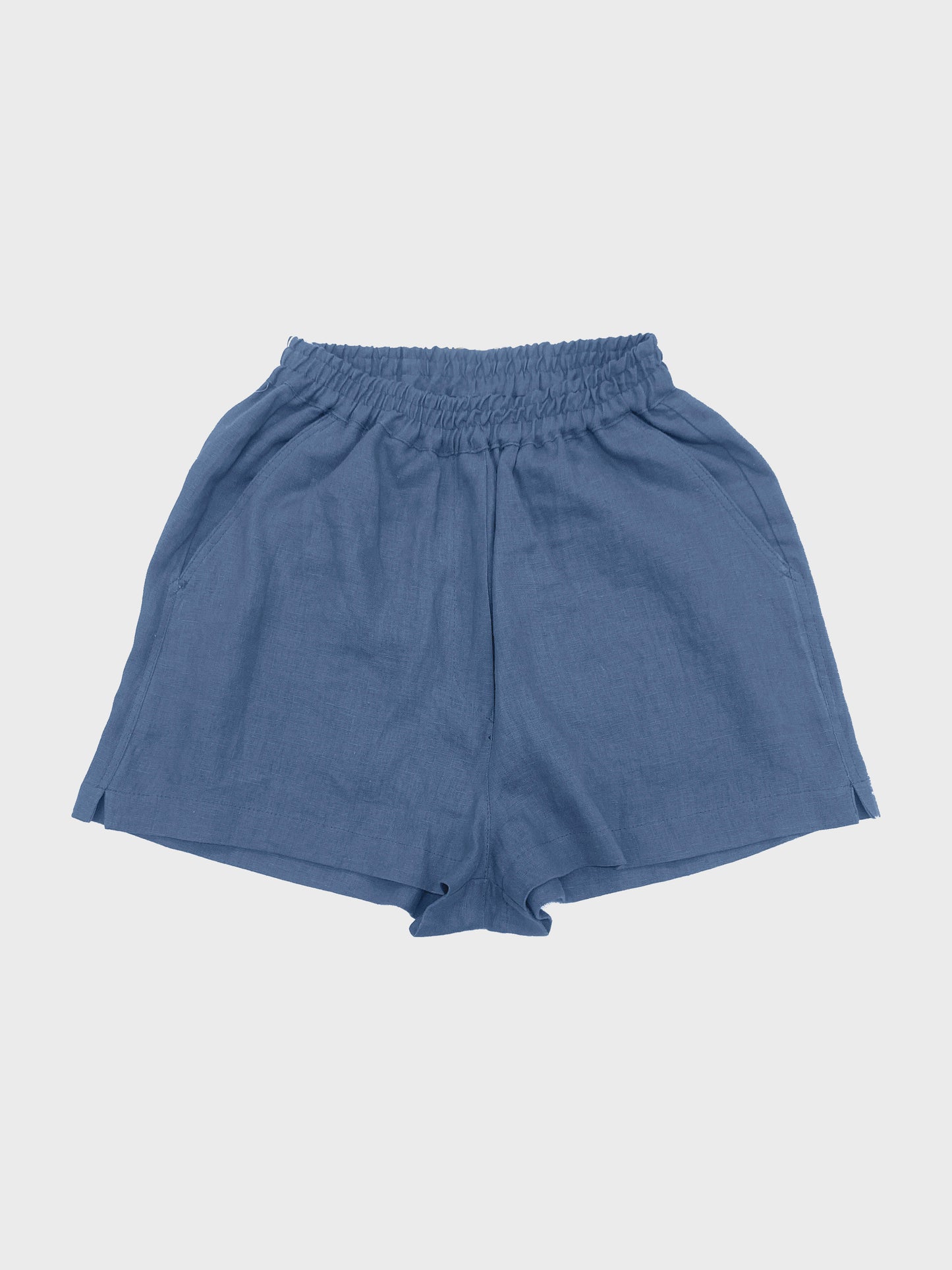 shorts de lino con resorte